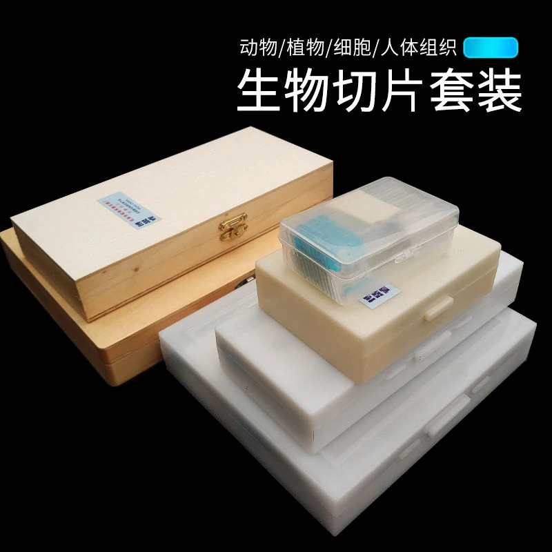 生物切片 显微镜标本实验玻片装片细胞载玻片 皖南牌试验生物切片