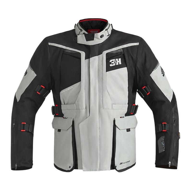 3H戈壁摩托车骑行服男四季拉力防摔防水长途摩旅装备透气骑士