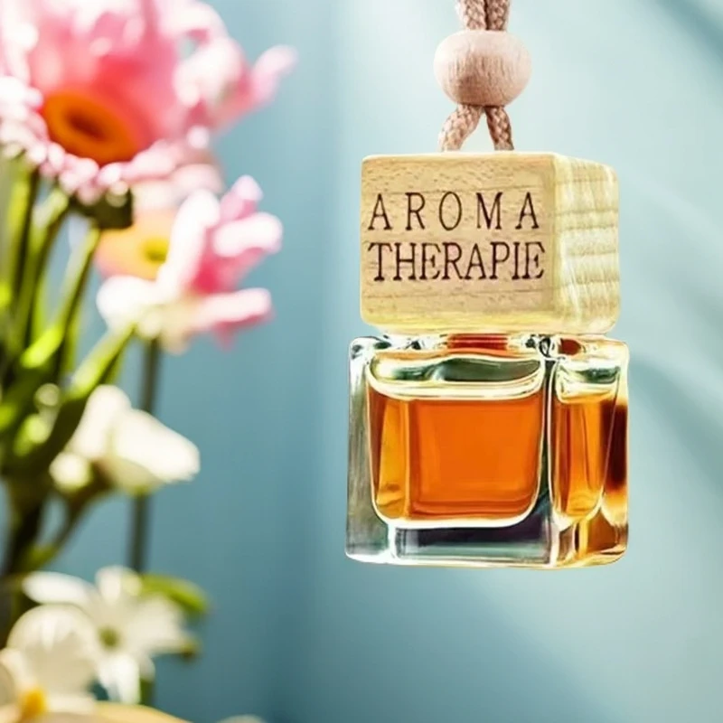 新疆包邮方形吊坠悬挂式车载香熏车载香水挂件香氛车内