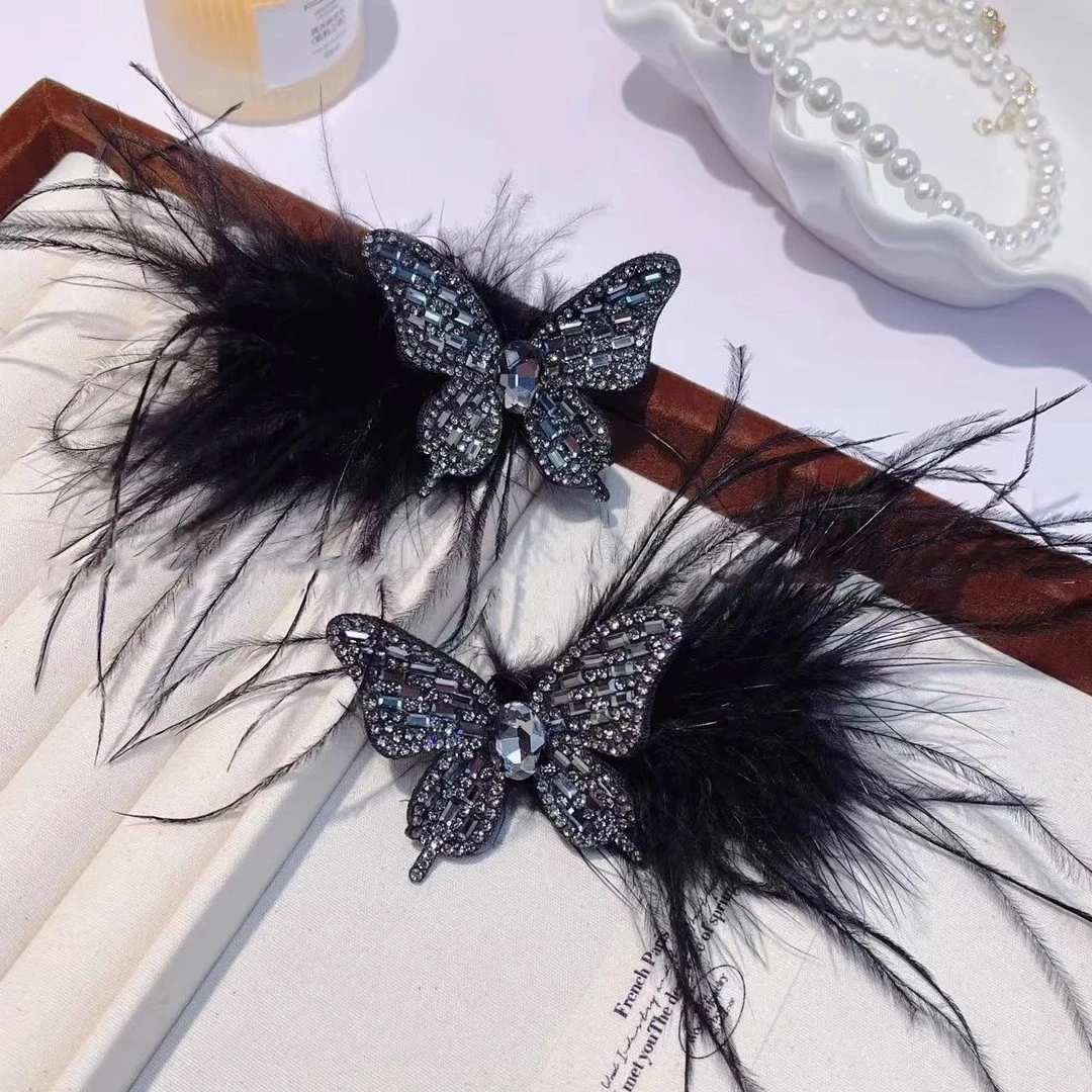 【萤火虫鸭嘴夹】超仙灵动蝴蝶羽刘海夹发夹精致百搭时尚气质碎发夹