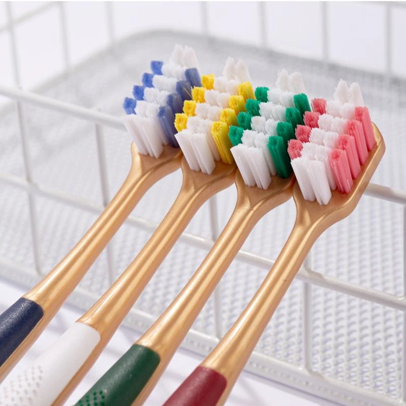 加强版硬毛中硬毛牙刷成人家用大头成年人去牙渍烟渍独立包装