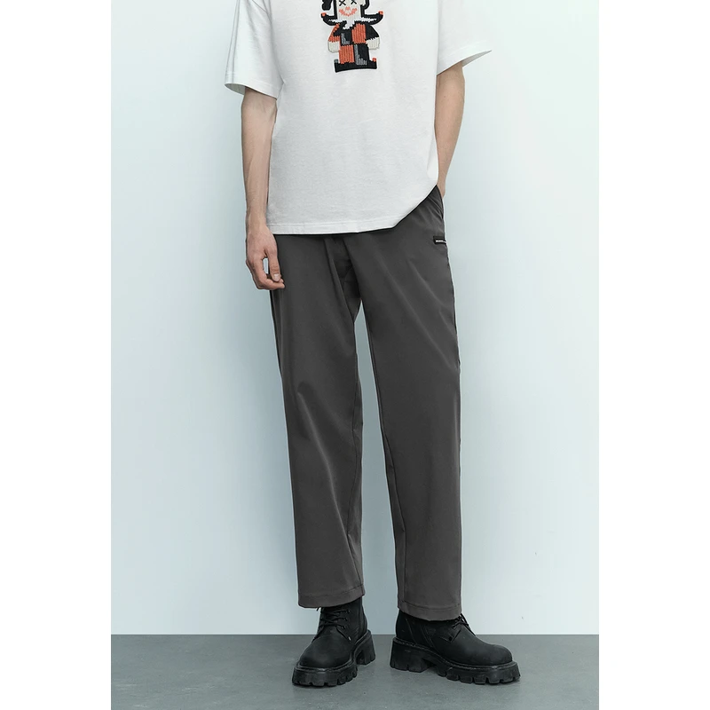 UR休闲长裤子春夏季男装潮流薄款抽绳百搭户外运动直筒UMV632071