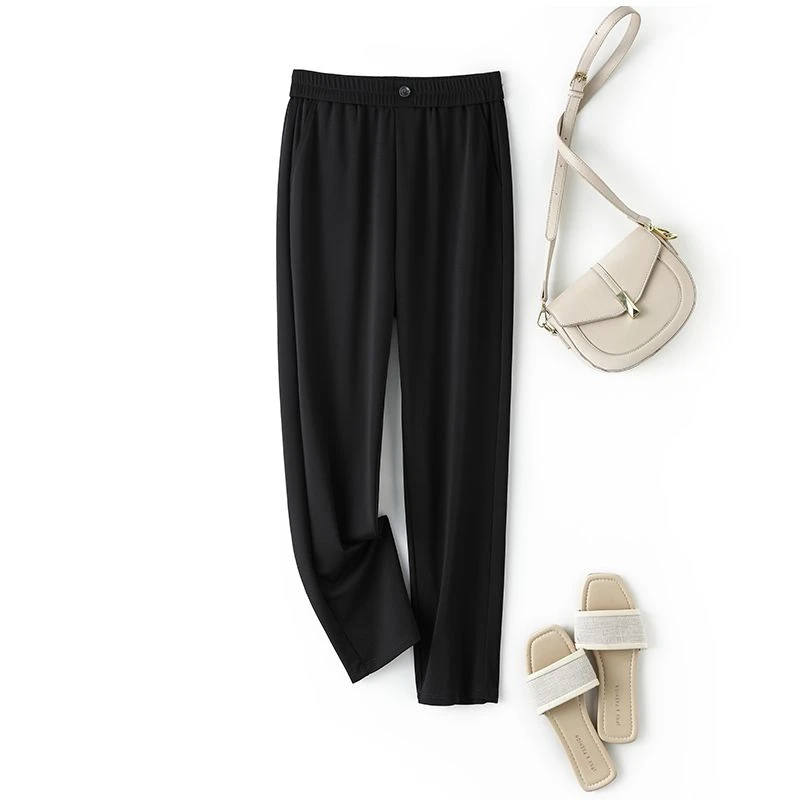 【静姐宠粉】品牌撤柜 轻薄高腰九分烟管裤2912 Z179