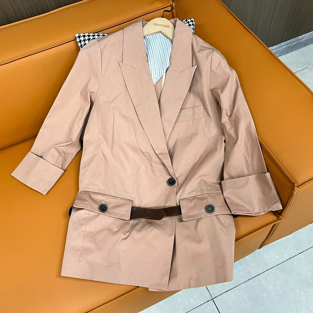 【静姐宠粉】韩版气质宽松收腰西装724  K51