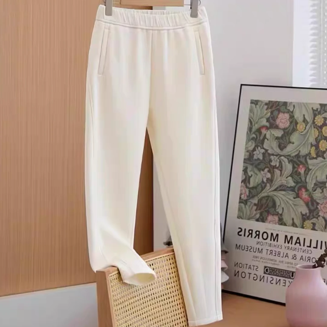 【静姐宠粉】品牌撤柜气质修身时尚显瘦薄款卫裤K32 K349