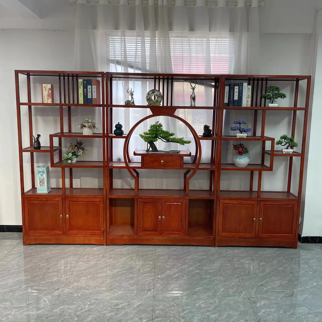 隆祥博古架玄关展示柜