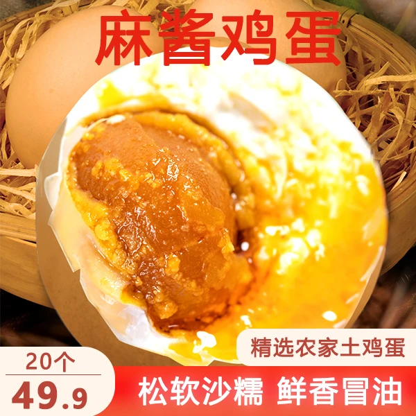 【买10送10】正宗农家散养土鸡蛋腌制五香翻砂流油才这个价-ZB