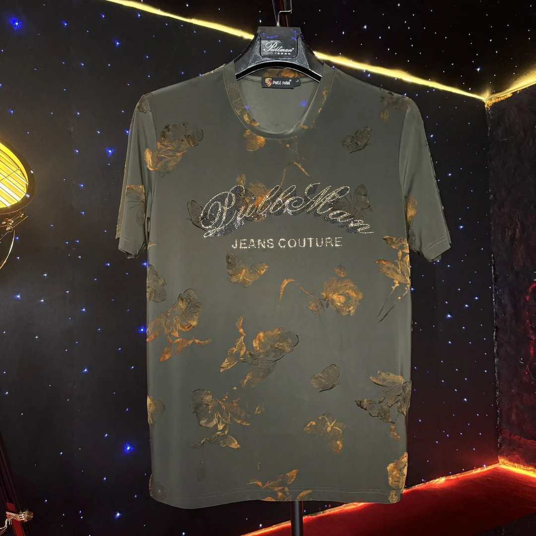 【设计】秋霞绿荡 水墨画系列 高奢男士T恤