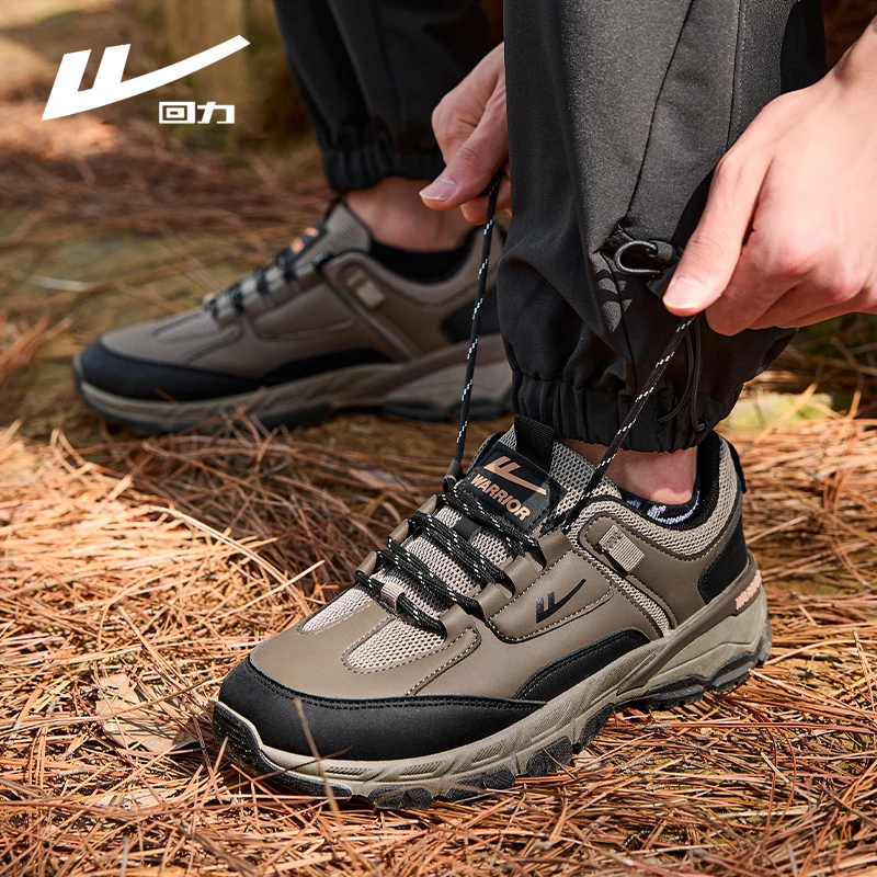 回力男鞋登山鞋2024秋季新款休闲徒步鞋子男士减震户外爬山运动鞋