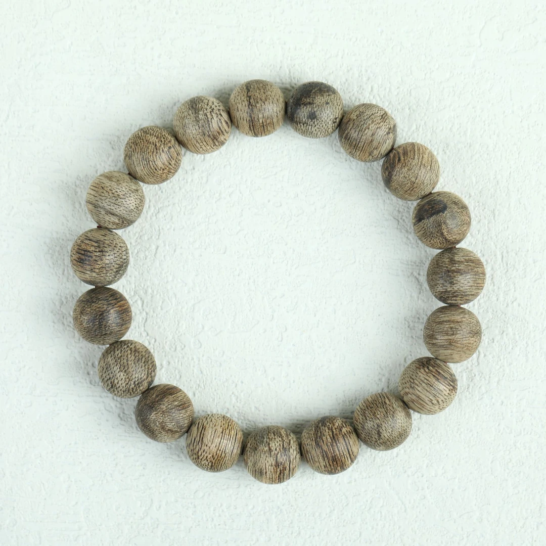 汇安文莱沉香【蛇腹纹】9克11mm手串单圈 花果香药香甜 正区天然