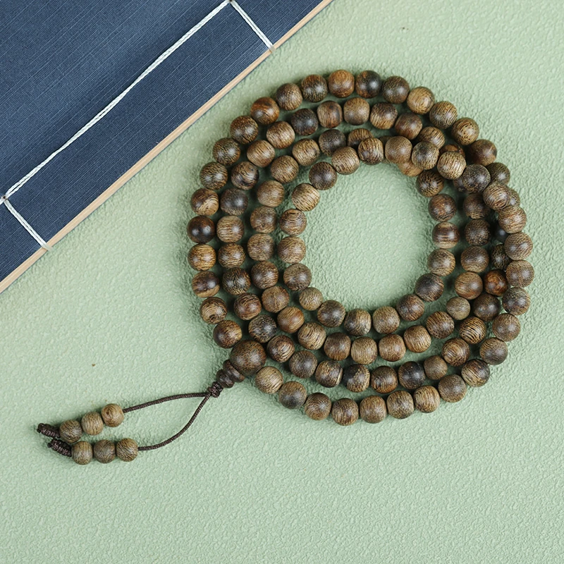 汇安马泥涝沉香16克6mm手串多圈 香韵醇厚 正区天然