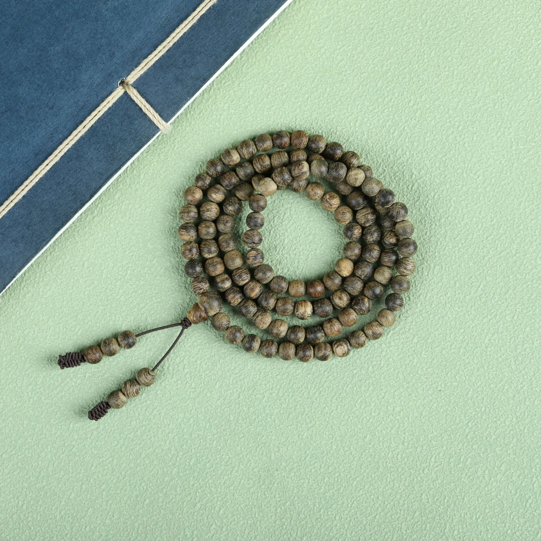 汇安文莱沉香7克5mm手串多圈 药香甜醇厚 正区天然