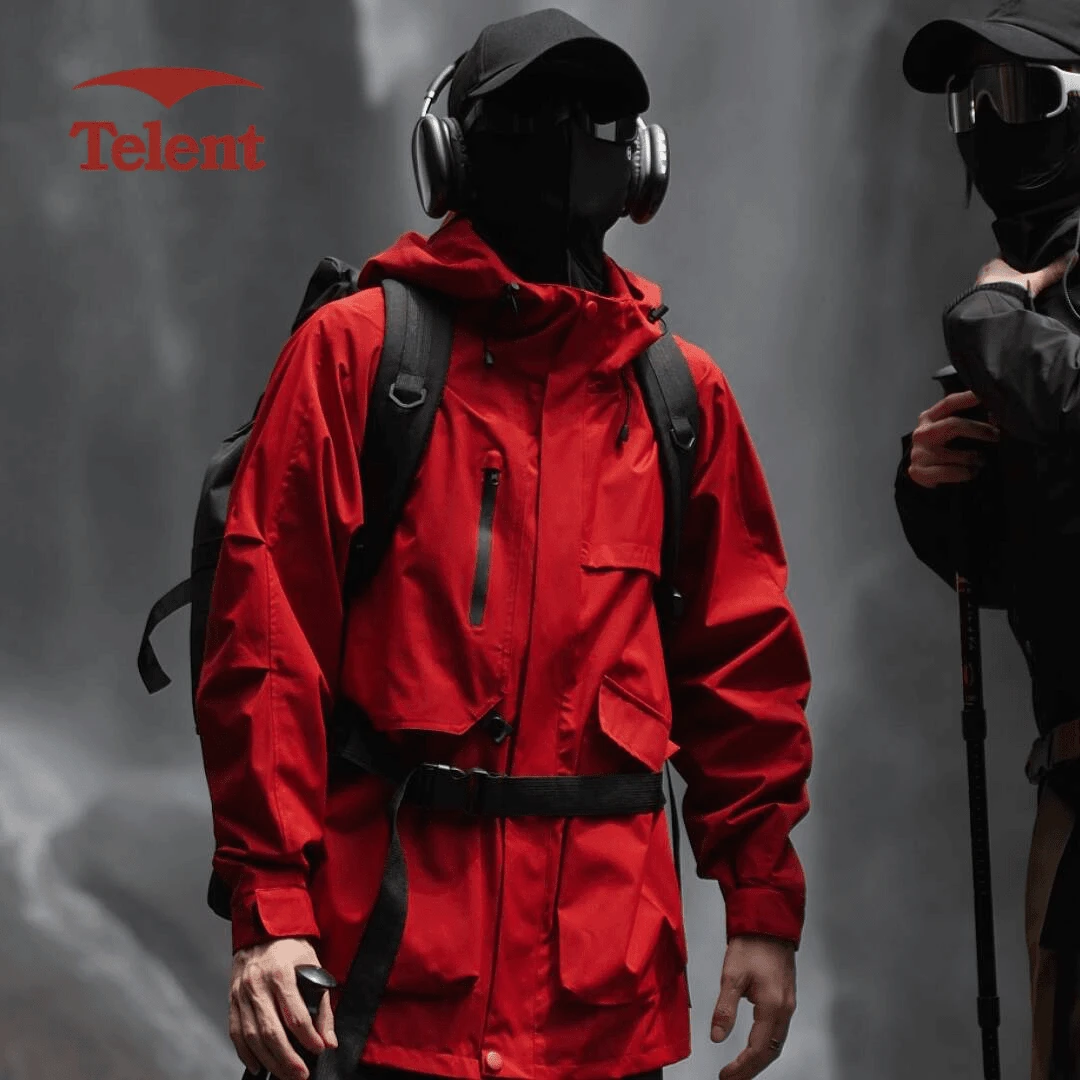 天伦天冲锋衣男款2024新款春秋季防风防水户外徒步登山服外套女