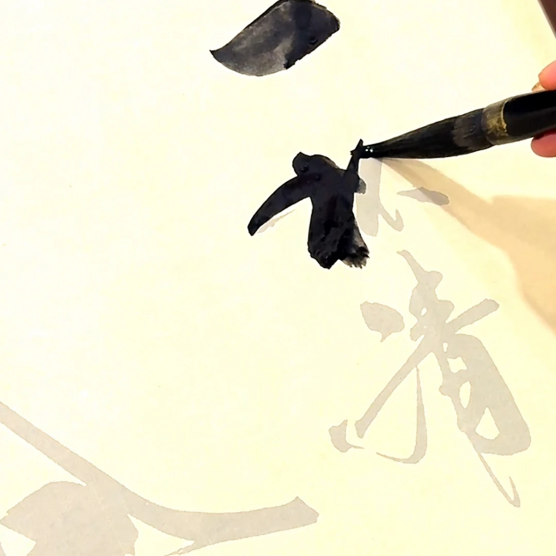 杨秉飞书法作品描红