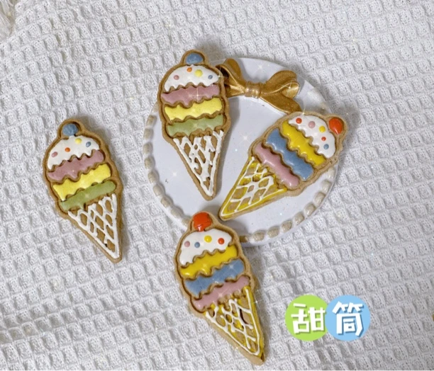 奥利奥的小饼干手工自制宠物零食冰淇淋2个