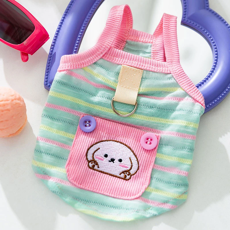 嬉皮狗——可爱小狗狗衣服夏季薄款背心泰迪比熊宠物小型犬0300