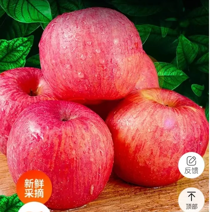 红富士苹果天水静宁红富士脆甜孕妇小孩新鲜水果甘肃苹果应季新果