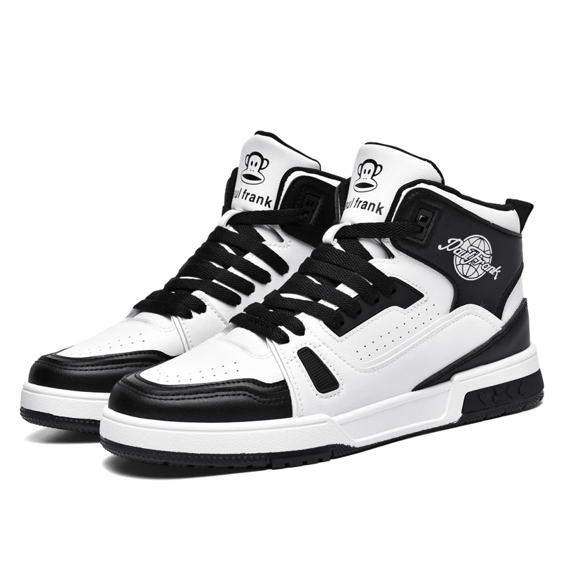 大嘴猴男鞋秋季新潮百搭小众厚底板鞋男鞋时尚透气ZKX061