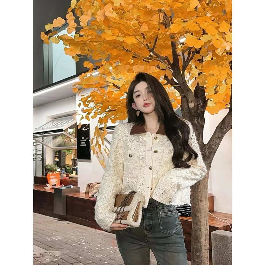 GUIDI GUDI【迷宫】气质休闲百搭时尚长袖外套 W9430845H