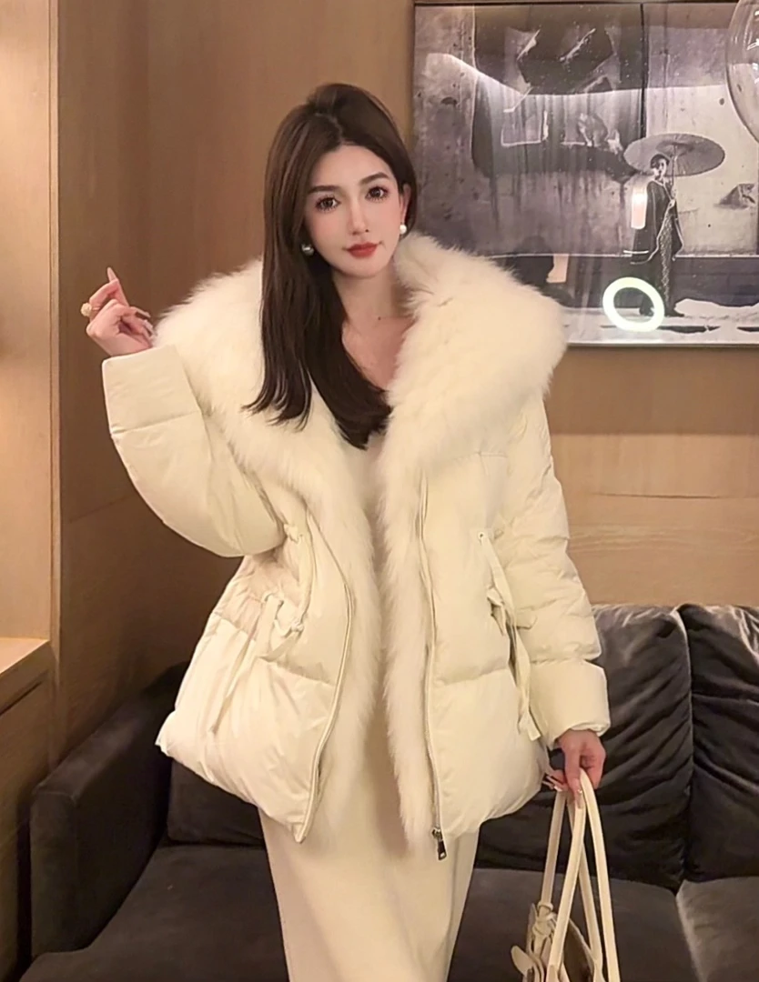 GUIDI GUDI【热辣滚烫】气质休闲百搭时尚羽绒服连帽外套 W9442243H