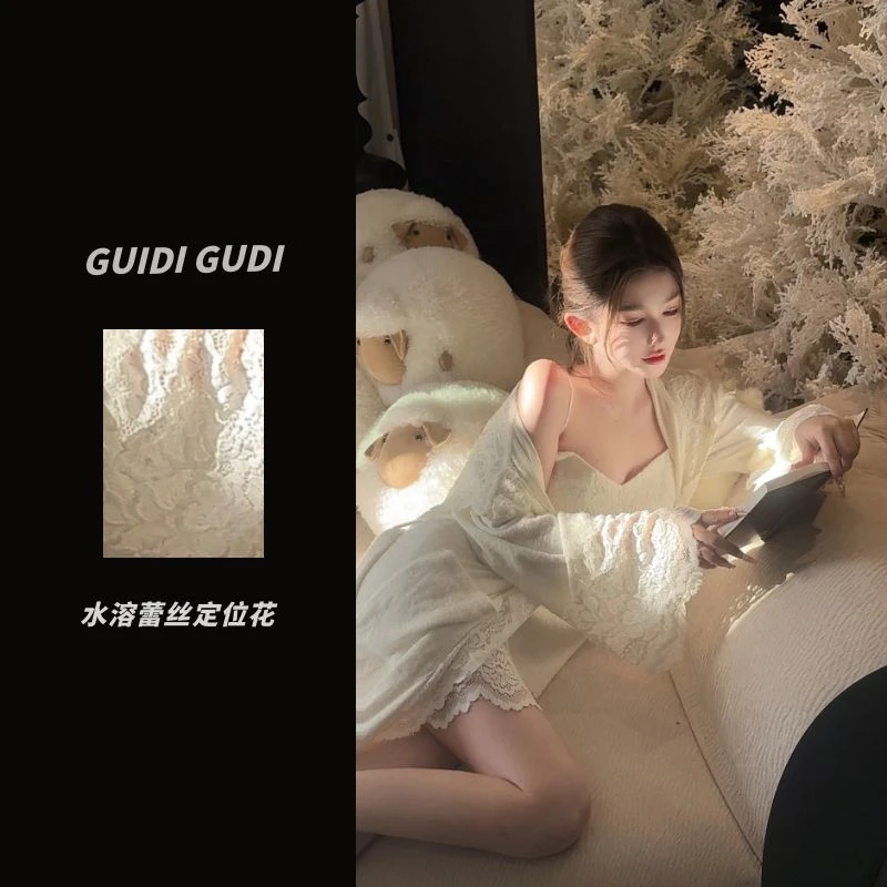 GUIDI GUDI【魔女的记忆】两件套外套+吊带连衣裙套装 D9441522H