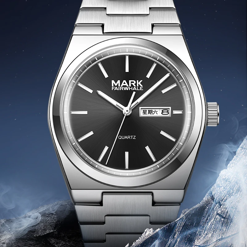马克华菲手表潮流男款双日历时尚防水男士商务石英表超级玩家5160