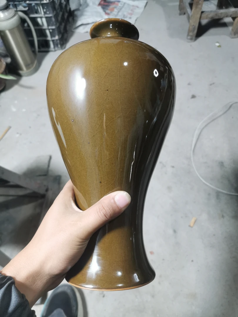 紫金釉原矿原产地梅瓶汝瓷