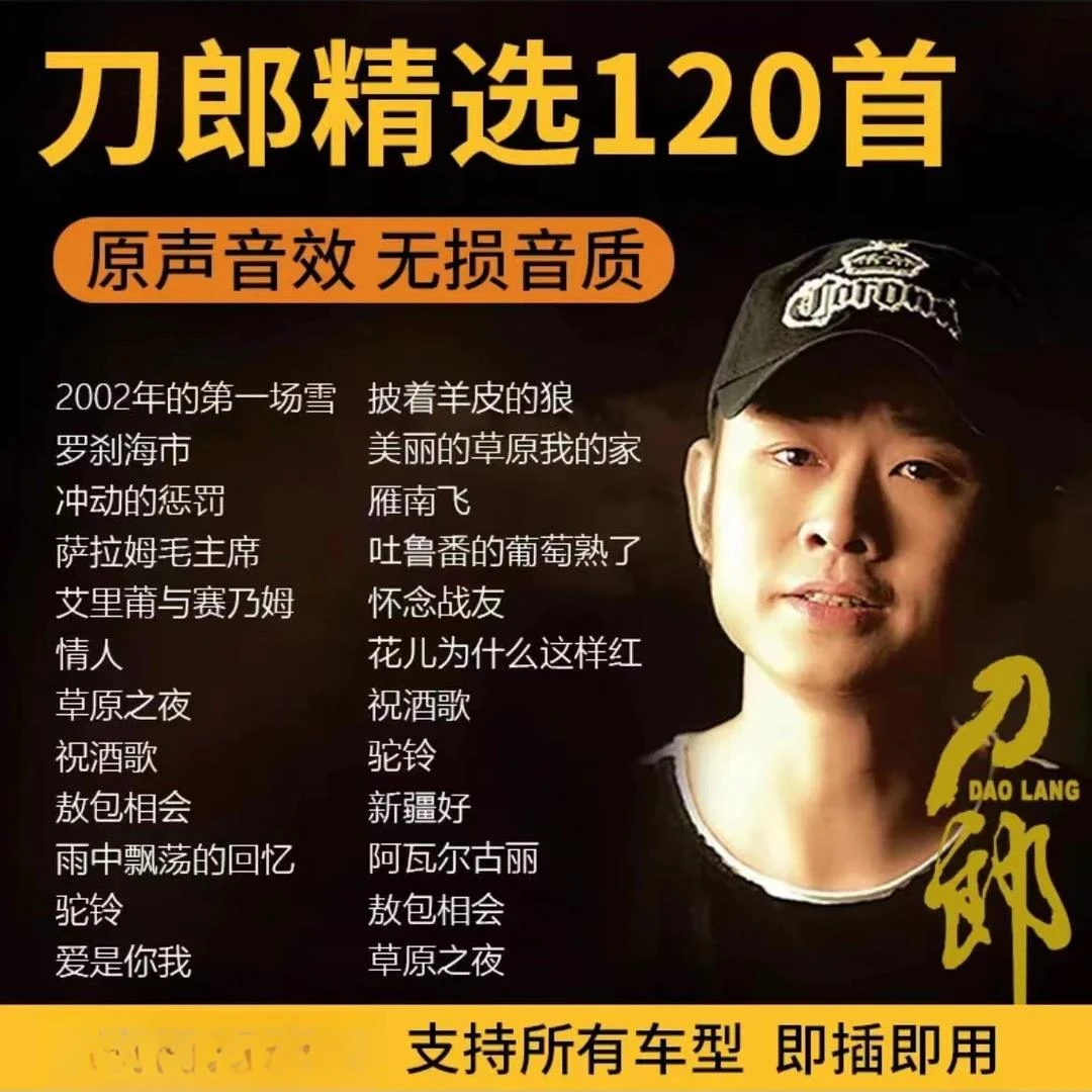 正版刀郎歌曲音乐盘2024火爆流行专辑罗刹海市经典老歌无损