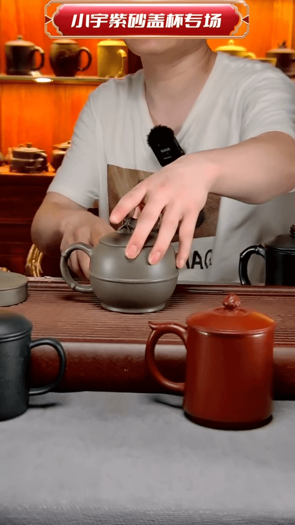 【闪购商品】紫砂茶杯宜兴原矿紫砂@@