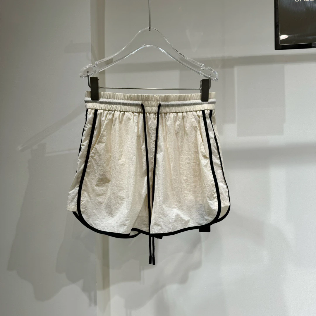 夏季新款宽松显瘦松紧腰阔腿休闲短裤女3099