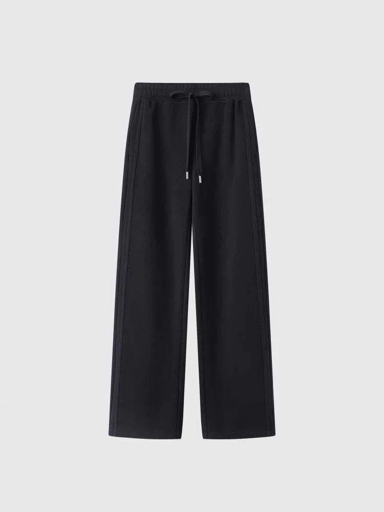 艾家同款2024年冬装新款厚高腰显瘦直筒裤女3147