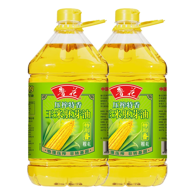 5L*2桶玉米油胚芽油非转基因物理压榨特香健康清香营养食用油