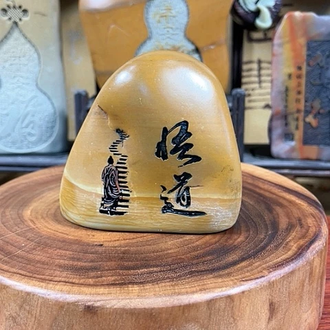 砖雕玉雕石雕茶桌办公桌摆件1