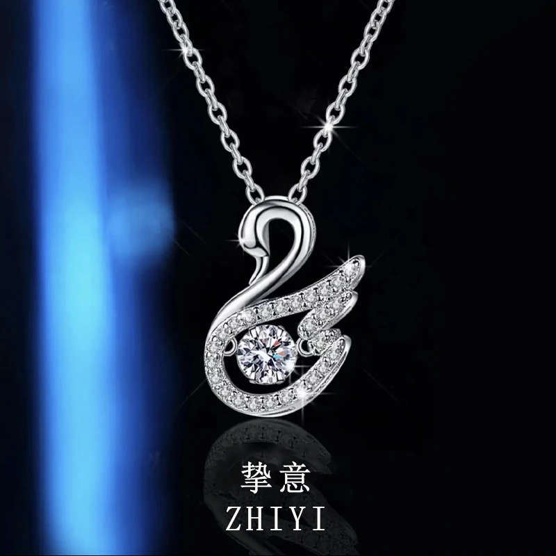 坠链均足银 999纯银项链女生吊坠闺蜜生日礼物送女友送老婆送妈妈