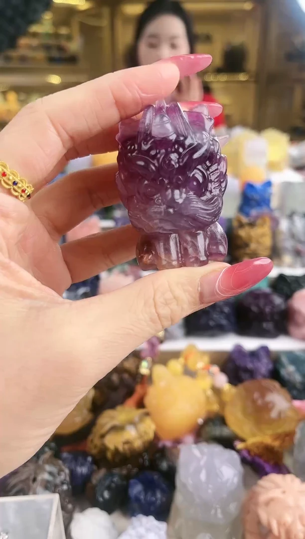 【闪购商品】紫萤石  龙宝宝