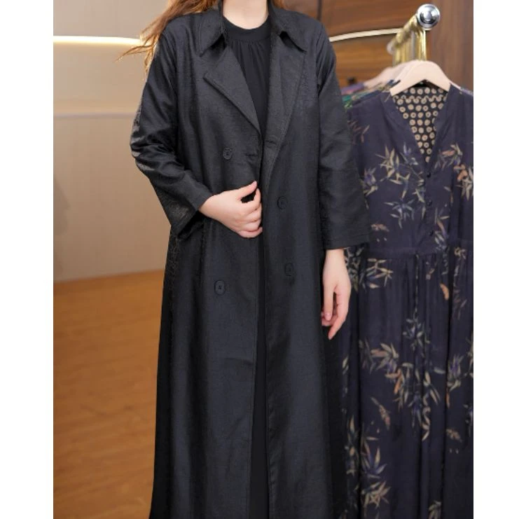 6077-26新款女士连衣裙风衣