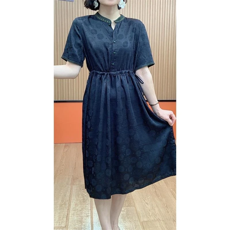 5885-30新款气质洋气显瘦连衣裙