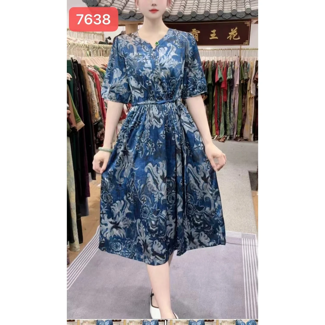 7638-30新款舒适时尚休闲连衣裙