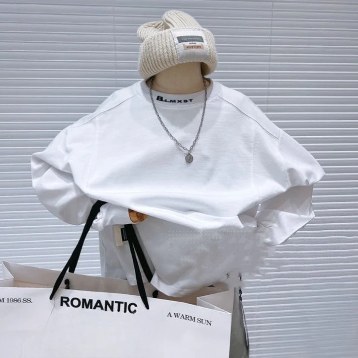 2024秋季新款男童卫衣休闲洋气舒适中大童长款T恤/KK3722