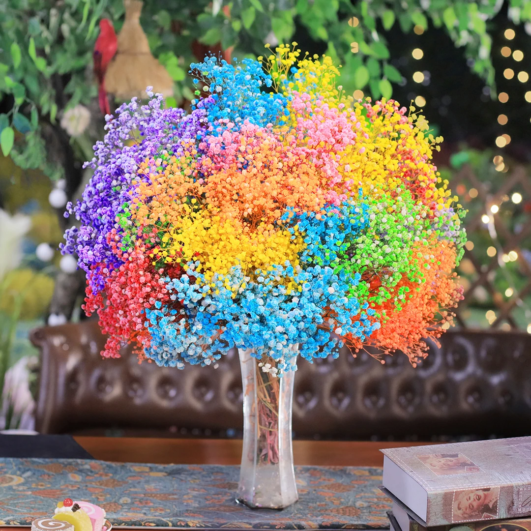 1【直播专享】永生满天星不凋谢纯天然干花长久保鲜居家花卉超大束