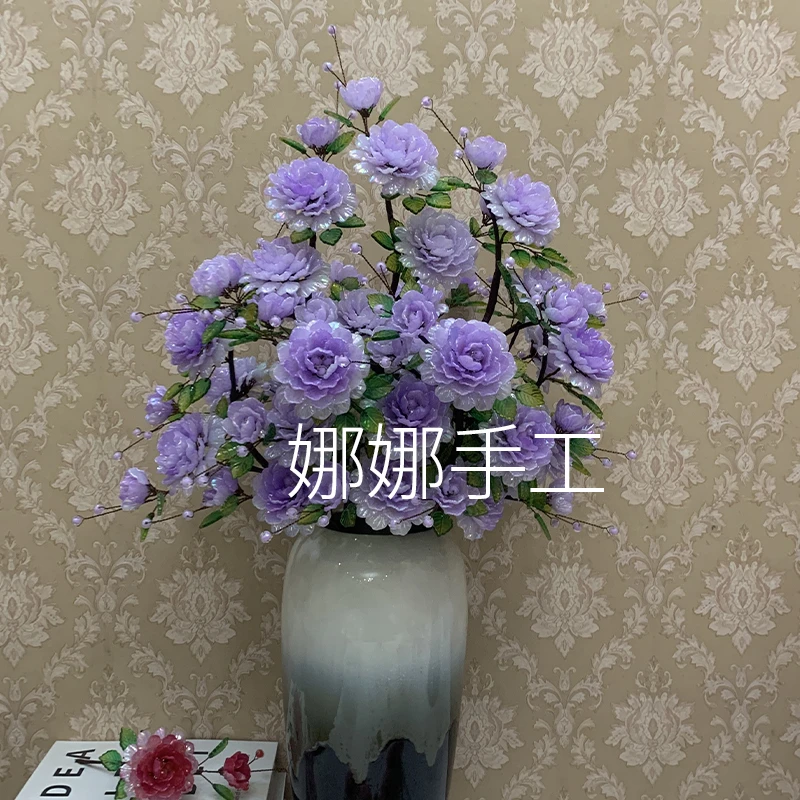 【大桌五层四层牡丹花 】花瓣炫彩手工diy花艺散珠材料配件