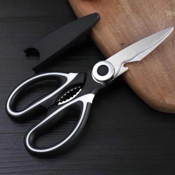 不锈钢多功能熊猫剪 diy手工剪刀