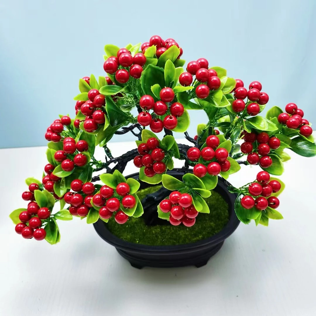 （送花盆）红果果 手工DIY材料包