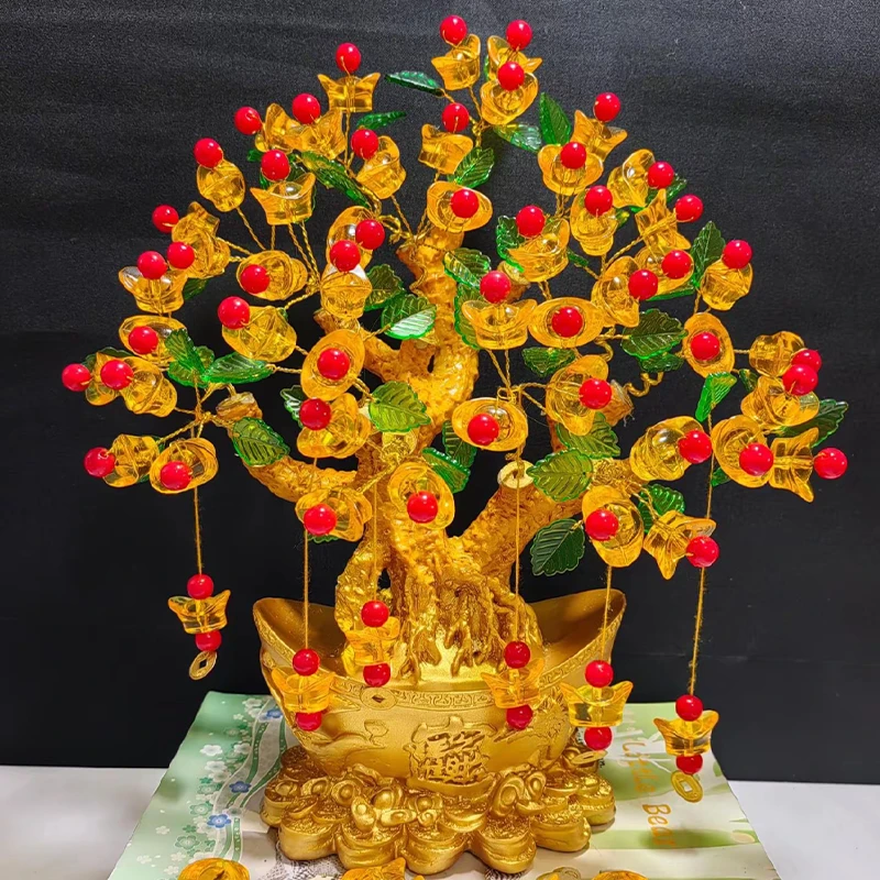 招财进宝发财树 元宝款 手工DIY材料包