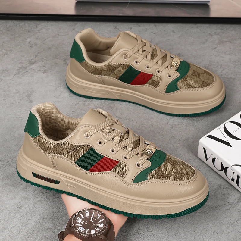 【36~47】秋季百搭透气轻便复古轻奢情侣板鞋高档软底时尚低帮潮鞋