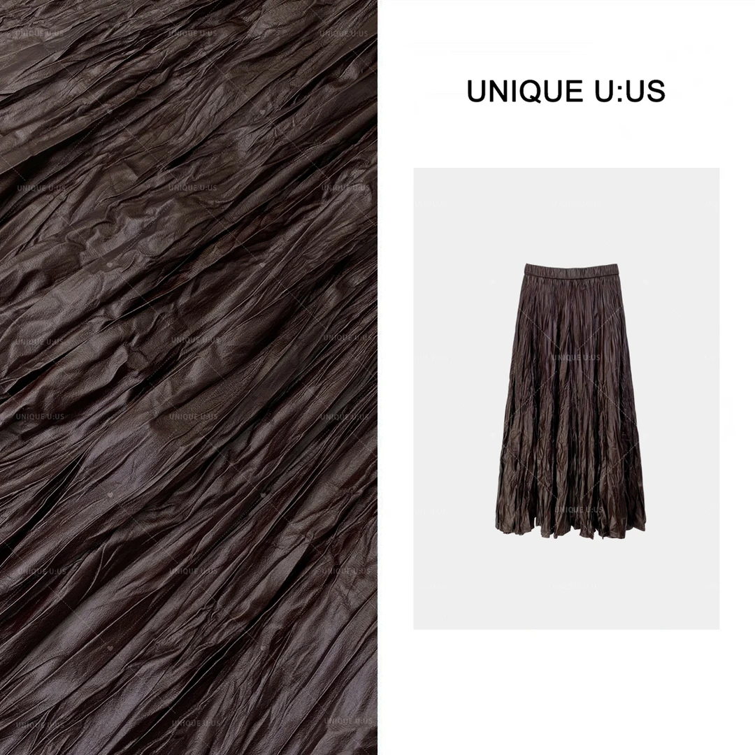 UNIQUE U:US【鸢尾裙】时尚百搭休闲气质修身女装显瘦半身裙248068