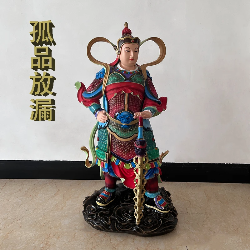 超大号特大号纯黄铜摆件立韦驮孤品放漏韦驮佛
