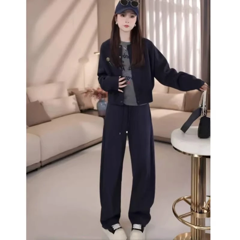 网红时尚慵懒风宽松针织开衫女秋季2025新款外穿洋气减龄毛衣外套