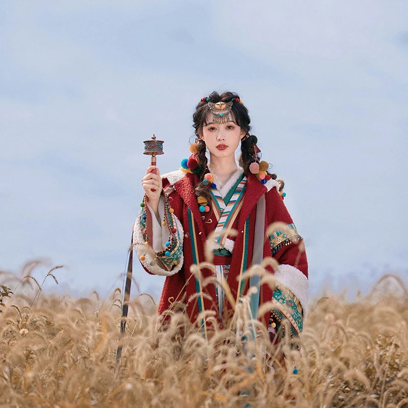 七月夕【玄女】交领上袄改良唐褙子破褶裙民族风传统古风