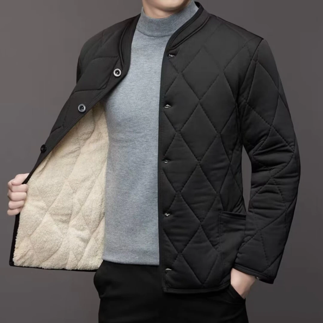 【小扬哥推荐】中老年男保暖棉袄加绒加厚爸爸冬装外套内胆棉衣弹
